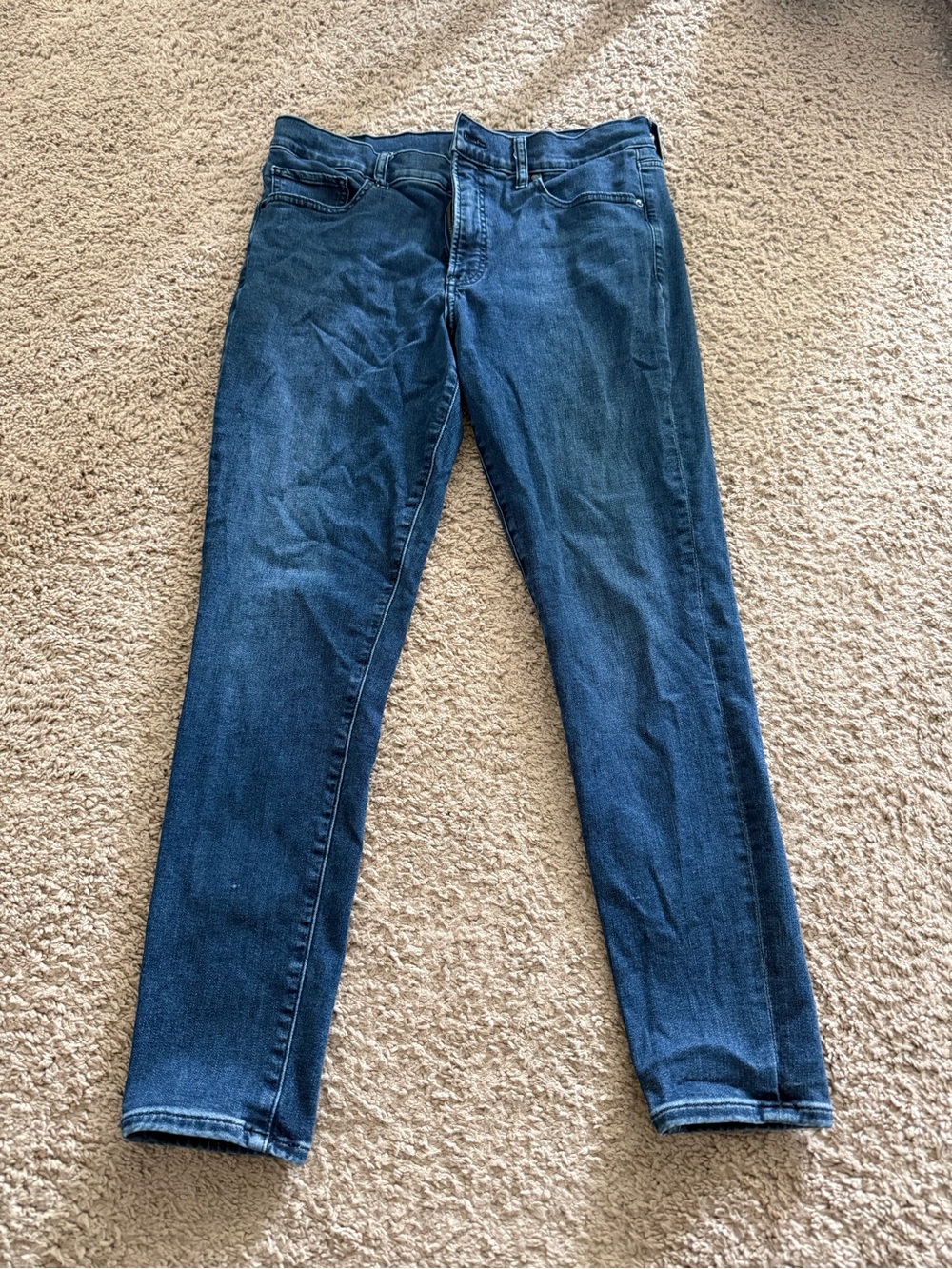 Express Women's Dark Blue Skinny Jeans